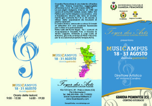 Brochure Musicampus fronte